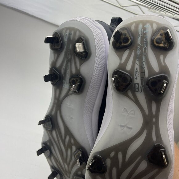 Under Armour Womens Glyde Metal Softball Cleat 3024328-001 Black Size 9.5 - Picture 7 of 10